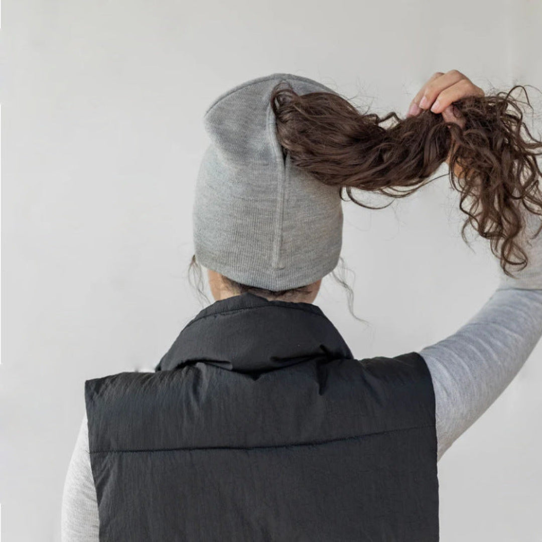 Magnetic Ponytail Beanie-Winter Knit Toque